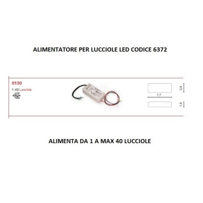 Egoluce alimentatore a tensione costante per lucciole led