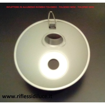 Artemide riflettore alluminio ricambio per Tolomeo 