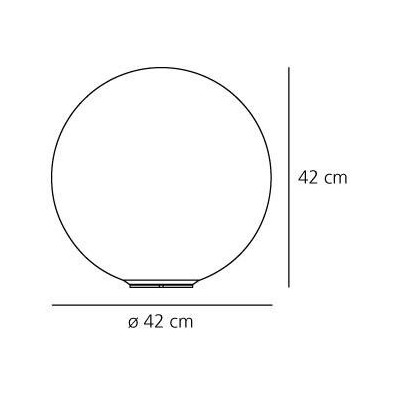 Artemide Dioscuri diametro 42 tavolo parete soffitto dimensioni