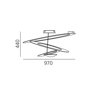 Artemide Pirce soffitto led dimensioni