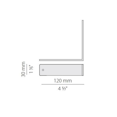 Panzeri giunzione per angolo verticale profili alluminio dimensioni