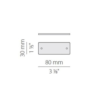 Panzeri giunzione lineare per profili in alluminio base 35 mm dimensioni