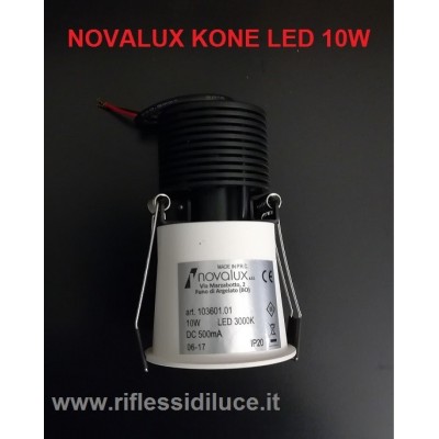 Novalux Kone faretto led tondo con dissipatore