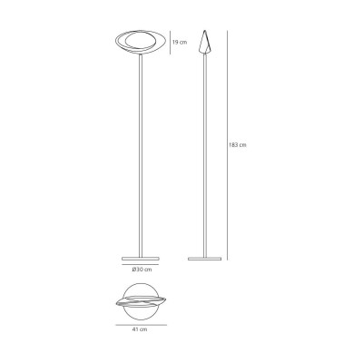 Artemide Cabildo terra LED bianca