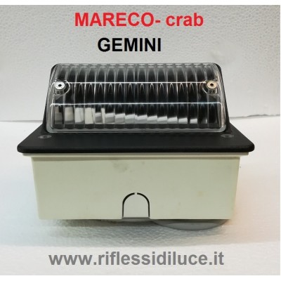 Mareco illuminazione gemini da incasso con palbebra nera