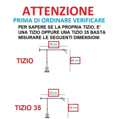 Artemide Tizio  nera ricambio telaio superiore