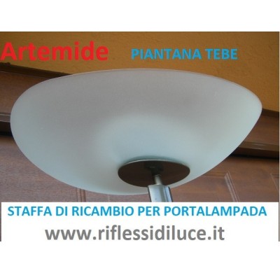 Artemide staffa dei portalampada ricambio per piantana tebe