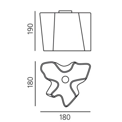 Artemide vetro di ricambio per logico micro dimensioni