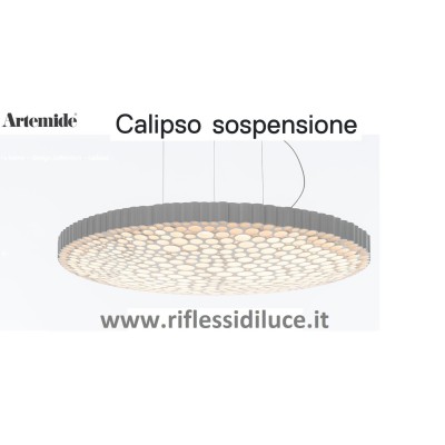 Artemide calipso sospensione led bianca 