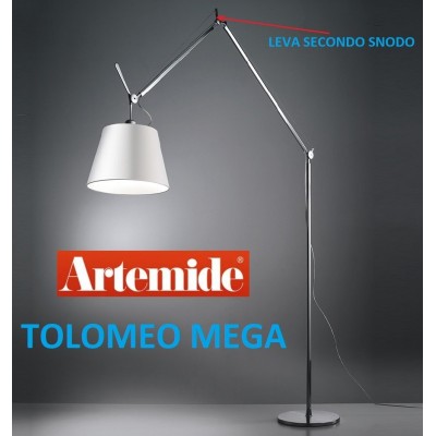 Artemide tolomeo mega leva secondo snodo insieme