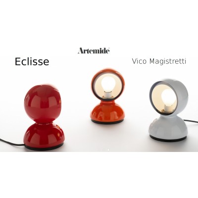 Artemide eclisse da tavolo i tre colori