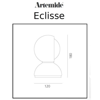 Artemide eclisse le dimensioni