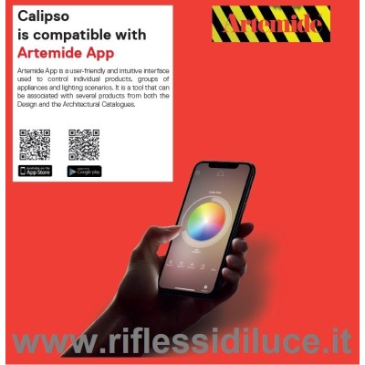 Artemide calipso app per gestione della luce