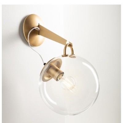 Artemide miconos parete ottone satinato