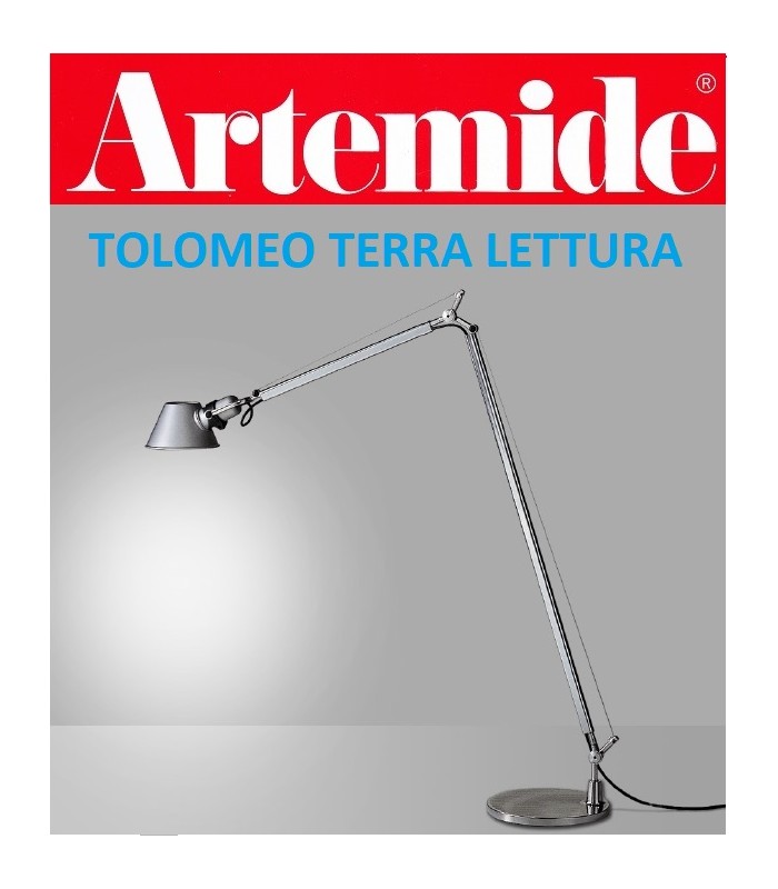Artemide LAMPADA DA TERRA TOLOMEO LETTURA