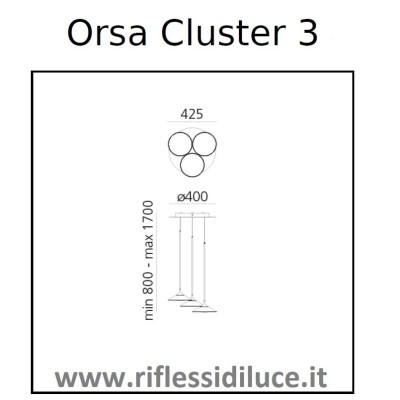 Artemide orsa cluster 3 dimensioni