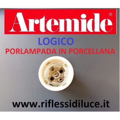 Artemide portalampada a vite E27 ricambio logico