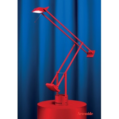 Artemide edizione limitata Tizio rossa