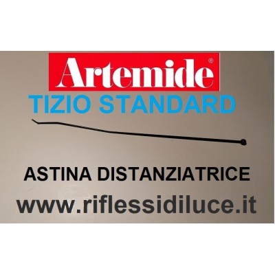 Artemide ricambio originale astina distanziatrice per testa Tizio standard