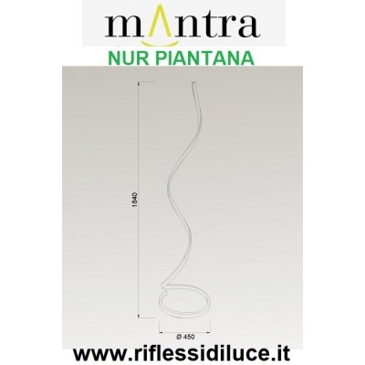 Mantra piantana Nur dimensioni