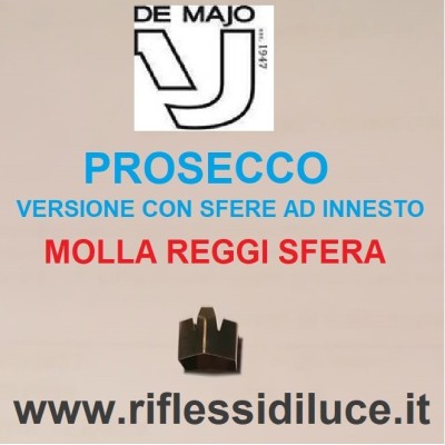 De Majo ricambio molla in acciaio per attacco sfere a prosecco ad innesto