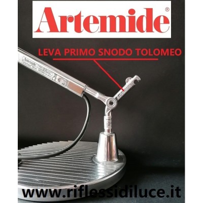 Artemide Tolomeo mini base con leva primo snodo