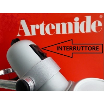 Artemide Tolomeo testa con interruttore