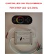 Controller con telecomando TOUCH per strisce led RGB 12/24Vdc 