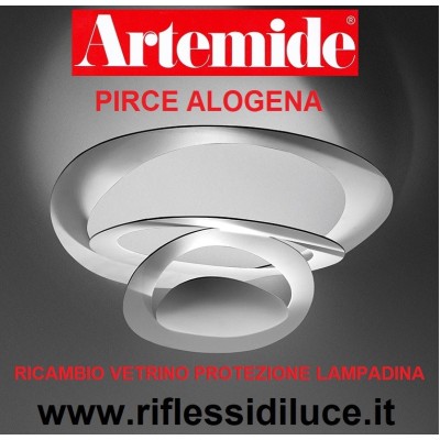 Artemide|ricambi|pirce alogena|vetro di protezione lampadina|a salerno