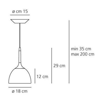 CASTORE CALICE 18 SOSPENSIONE DIMENSIONI