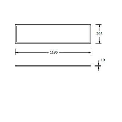 Novalux pannello led 35W 1200X300 4000°K UGR19