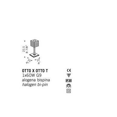 OTTOXOTTO T DIMENSIONI