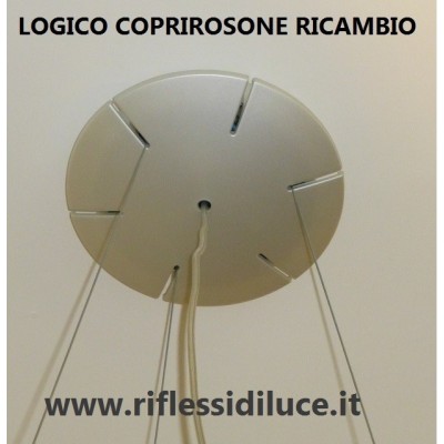 Artemide coprirosone in PMME ricambio Logico sospensione